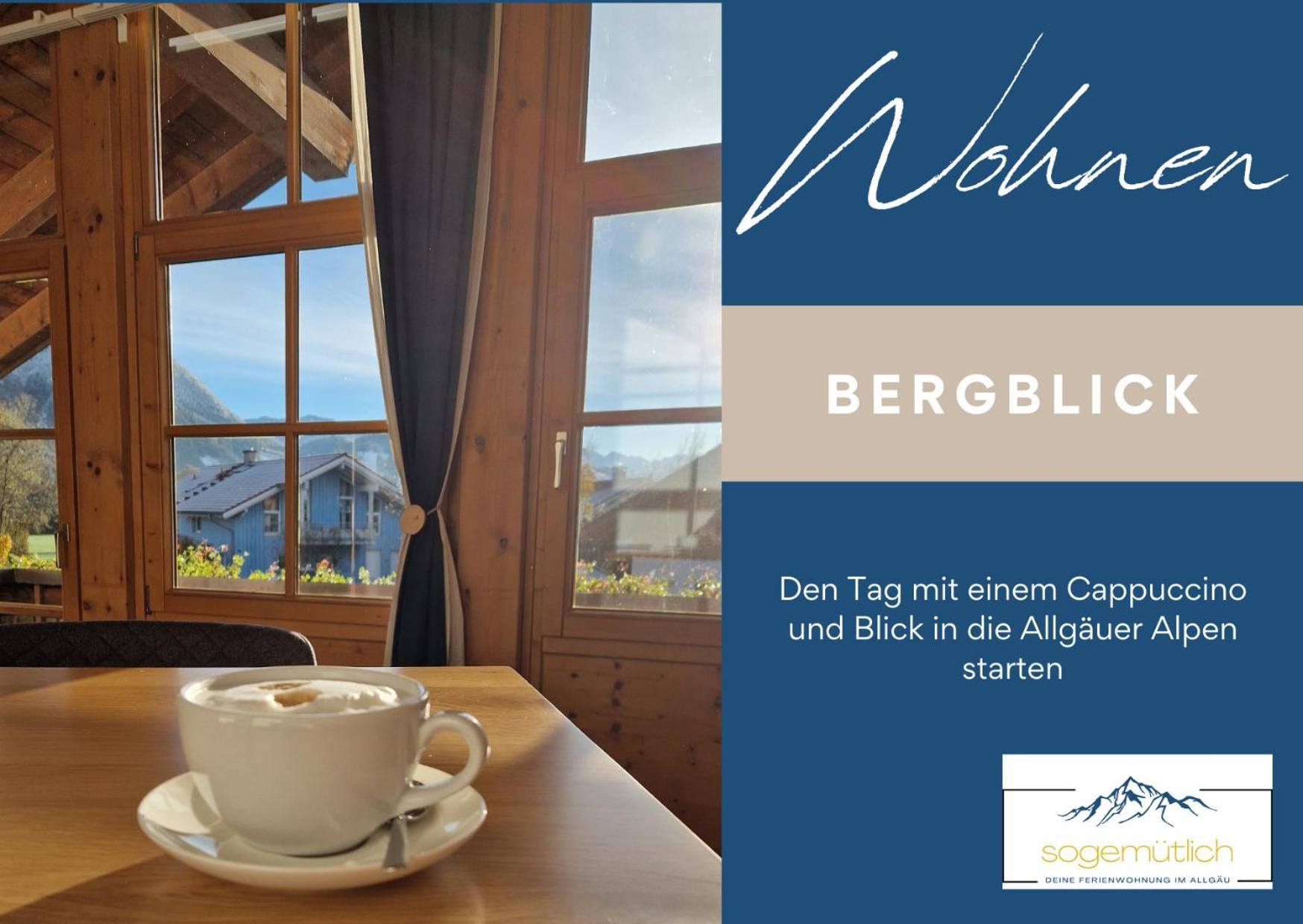 Toller Bergblick Vom Ruhigen Sonnenbalkon, Nur 50M Zum See & Oepnv Inklusive Blaichach Eksteriør bilde